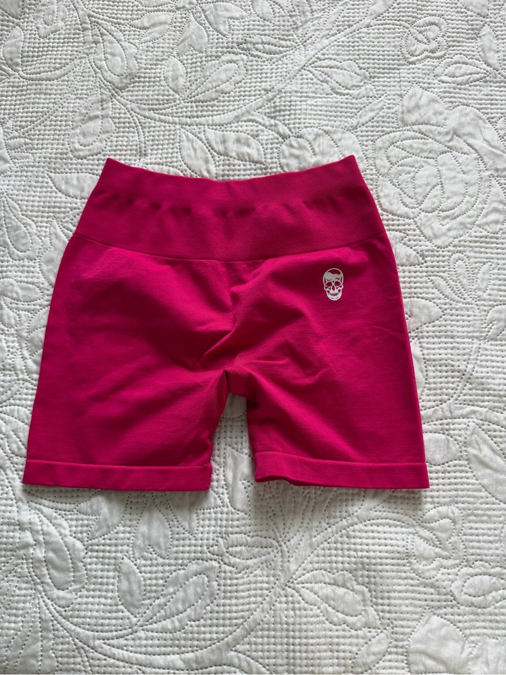 Gymreapers pink workout shorts